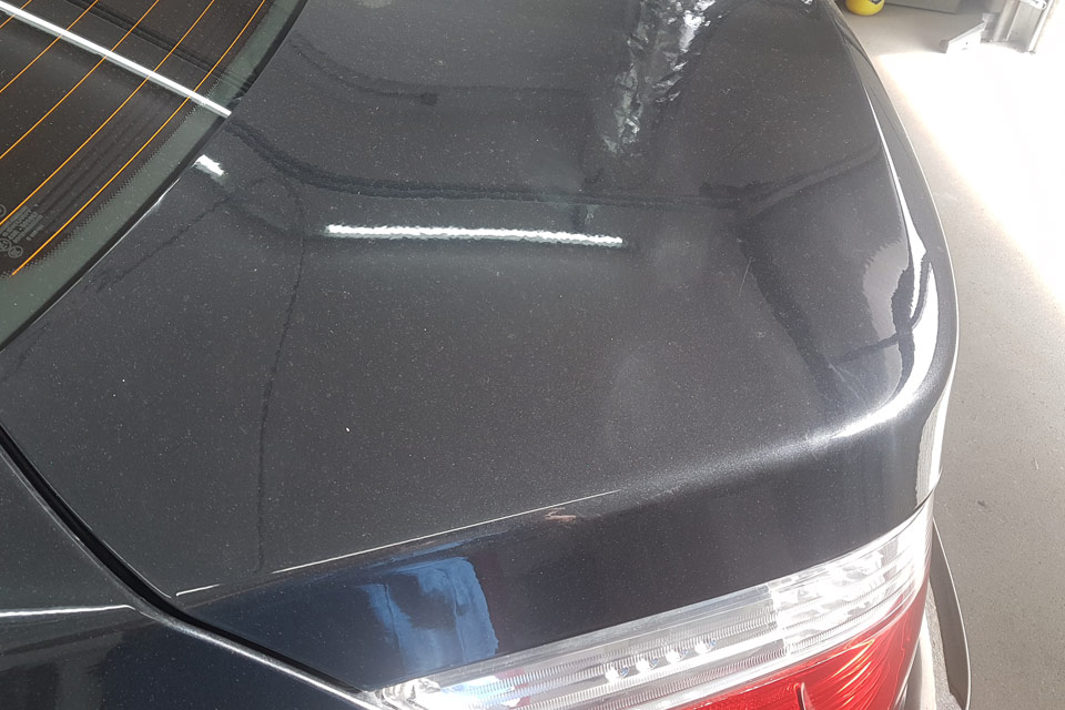 BMW 530: Lackaufbereitung