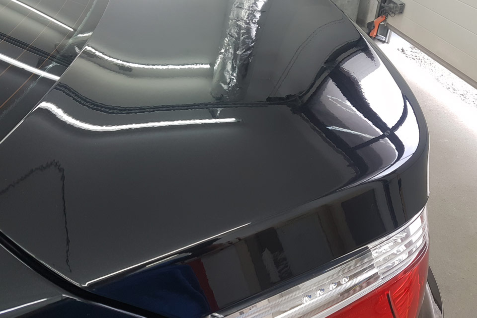 BMW 530: Lackaufbereitung
