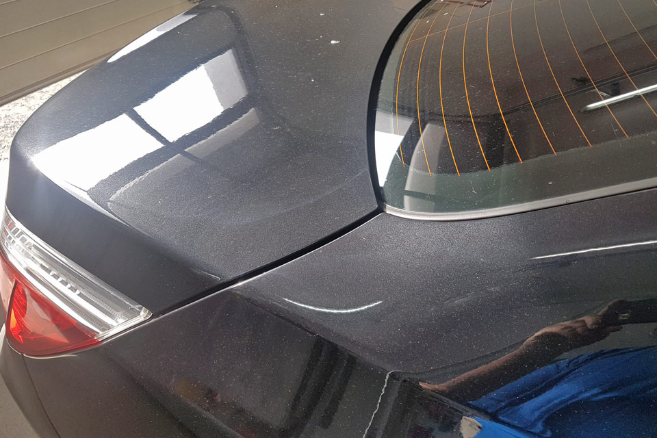 BMW 530: Lackaufbereitung